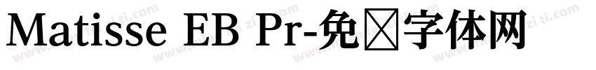 Matisse EB Pr字体转换